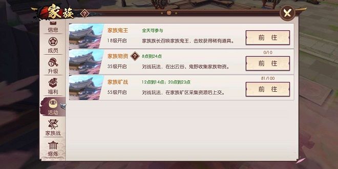 侍魂胧月传说家族矿战物资分布图 现版本家族矿战攻略