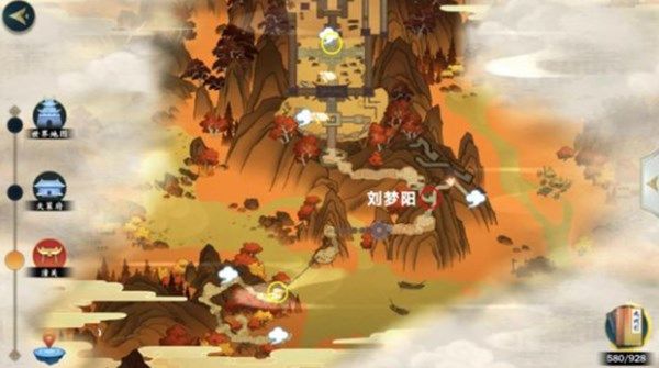 剑网3指尖江湖胭脂点雪在哪 金菊和神秘游侠位置[多图]图片3