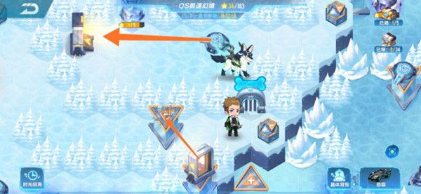 QQ飞车手游S18赛季极速幻境第一章攻略 无尽风雪通关路线分享[多图]图片15