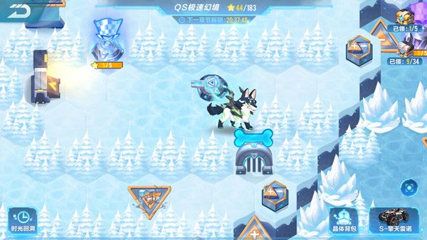 QQ飞车手游S18赛季极速幻境第一章攻略 无尽风雪通关路线分享[多图]图片1