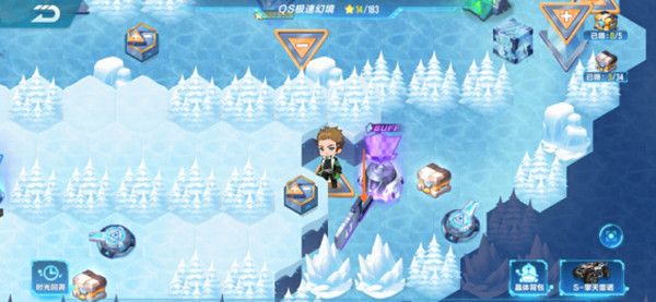 QQ飞车手游S18赛季极速幻境第一章攻略 无尽风雪通关路线分享[多图]图片9
