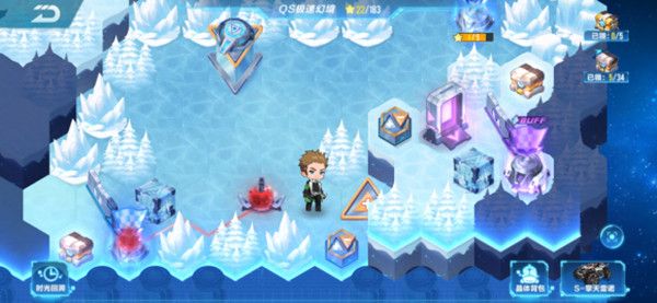 QQ飞车手游S18赛季极速幻境第一章攻略 无尽风雪通关路线分享[多图]图片13