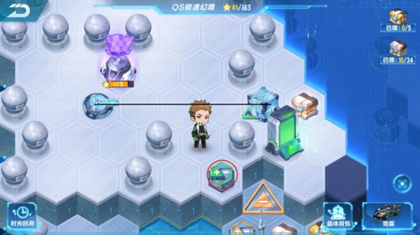 QQ飞车手游S18极速幻境第二天怎么过？北地冰港通关路线分享[多图]图片4