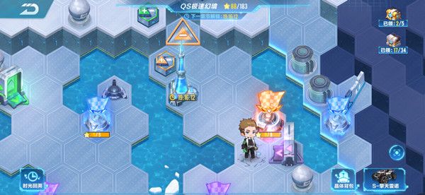 QQ飞车手游S18极速幻境第二天怎么过？北地冰港通关路线分享[多图]图片1