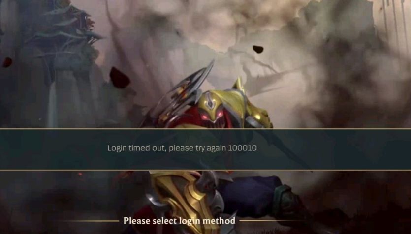 英雄联盟手游login time out怎么办？错误代码100010解决方法