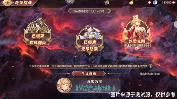 三国志幻想大陆疾风骤雨奇策挑战怎么打？4.22奇策挑战通关攻略[多图]图片1