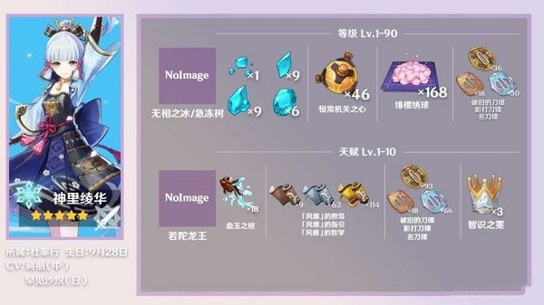 原神神里绫华圣遗物搭配攻略 武器和圣遗物最佳搭配推荐[多图]图片1