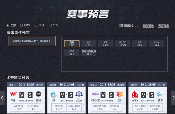 CF冠军杯赛事预言2021怎么玩？冠军杯赛事预言2021玩法介绍[多图]图片2