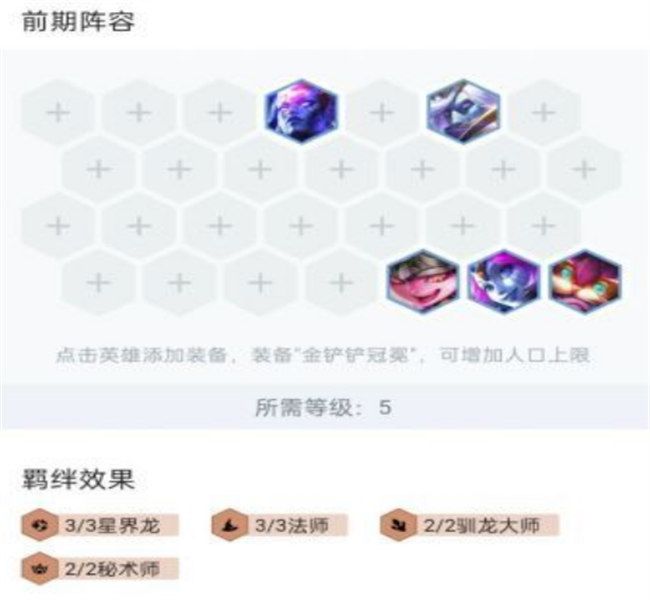 金铲铲之战巨龙之巢星界龙阵容怎么玩？s7星界龙阵容搭配及运营思路[多图]图片5